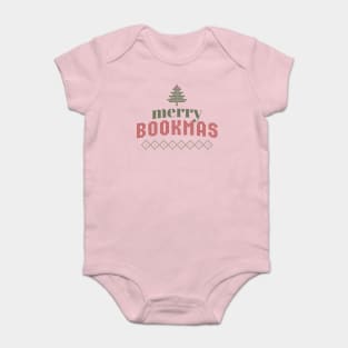 Bookish book Christmas holiday gifts & librarian gift for book nerds, bookworms Baby Bodysuit